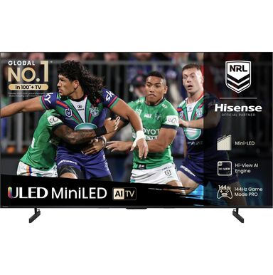 Hisense 55-inch U6QAU PRO TV showing off its flashy Mini-LED