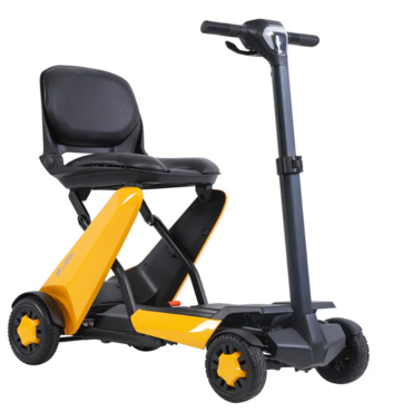 Wasp Folding Mobility Scooter in folded position